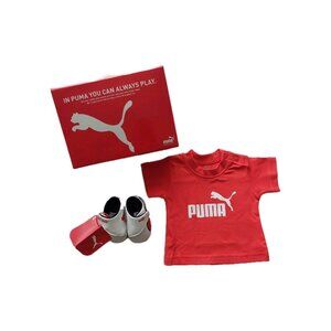 Puma Shoes & T-Shirt  for Baby Size 0-3 Months Drift Cat III Crib Pack Set